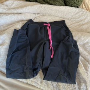 Midnight blue FIGS high waisted joggers Zamora 2.0